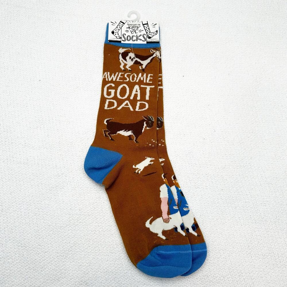 Primitives by Kathy LOL Socks awesome goat dad